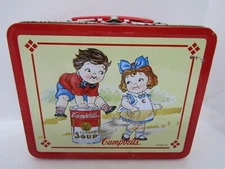 Vintage Collectible 1998 Campbells Soup Kids Metal Lunch Box