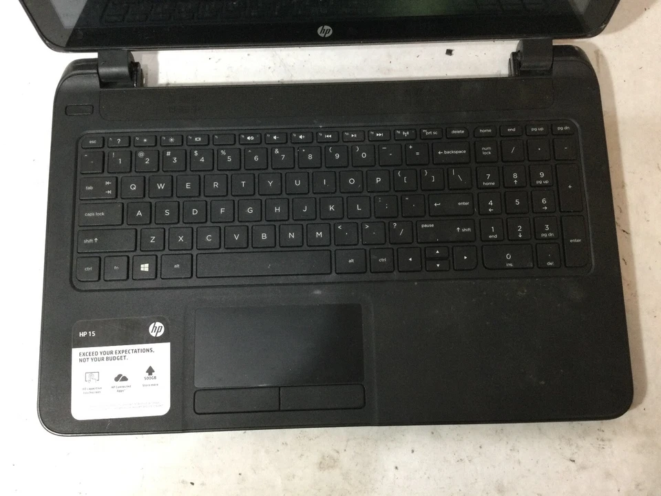HP LAPTOP 15-F085WM - FOR PARTS - AMD A10 - NO RAM - BROKEN LCD - READ DESC - BB - Image 3 of 4
