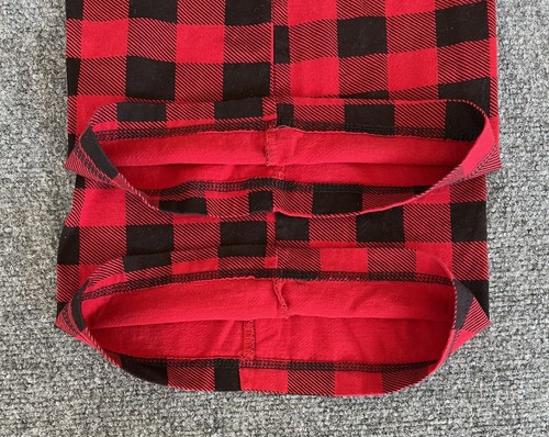Lazy One Womens Yoga PJ Pants Moose Red Black Plaid Pajama Lounge XL - Picture 9 of 14