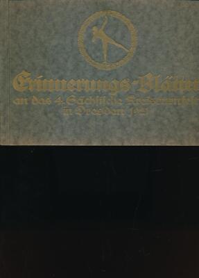 Einnerungsblätter an das 4. Sächsische Kreisturnfest,Dresden, 16.-18. Juli 1921