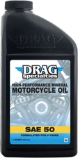 Drag Specialties High-Performance Mineral 50 Motorcycle Oil 1 qt #3601-0767