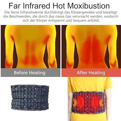 Cordless Heated Lumbar Decompression Belt for Lower Back Pain, Back Traction - Picture 4 of 7