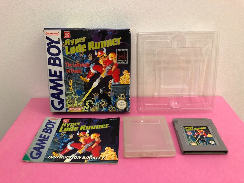Hyper Lode Runner - UKV - Nintendo Game Boy - Boxed with Manual - Gameboy
