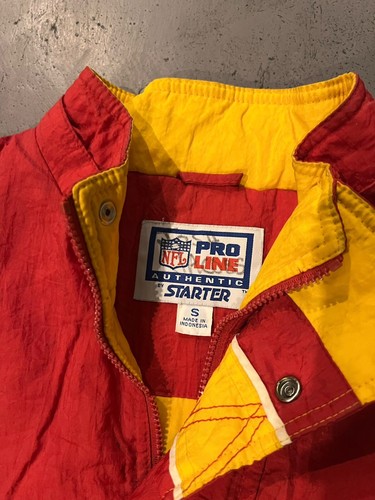 Vintage Kansas City Chiefs Starter Jacket Small pullover NFL Football - Picture 3 of 6
