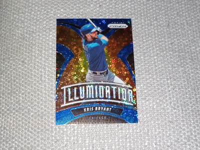 2020 Panini Prizm Illumination Quick Pitch Blue Donut Circle /199 Kris Bryant