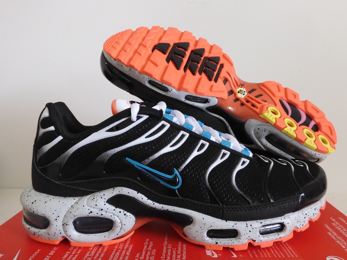 nike air max plus black turf orange