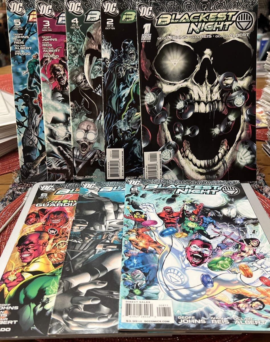 Green Lantern Blackest Night issue# 1 2 3 4 5 6 7 8 ( DC