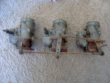 Stromberg 97 Ford 2 Barrel Carburetors For 3x2 Tri Power Manifold