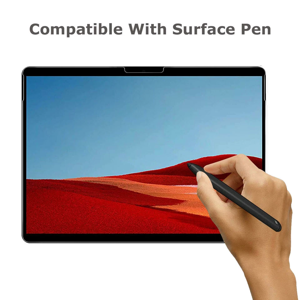 2PCS Screen Protector For Surface Pro 11/Pro 10/Pro 9/Pro 8/Pro X Tempered Glass - Image 3 of 4