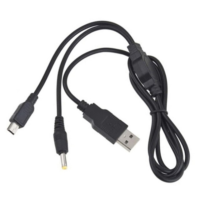 NEW 2 in 1 USB Charger Charging Data Transfer Cable For PSP 2000 3000 to PC SK eBay