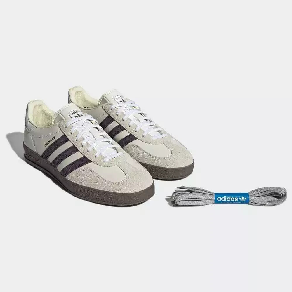 【新品】adidas Originals GAZELLE INDOOR EMMI Adidas x Emmi Gazelle Indoor Off White Dark Green ID2567 Men