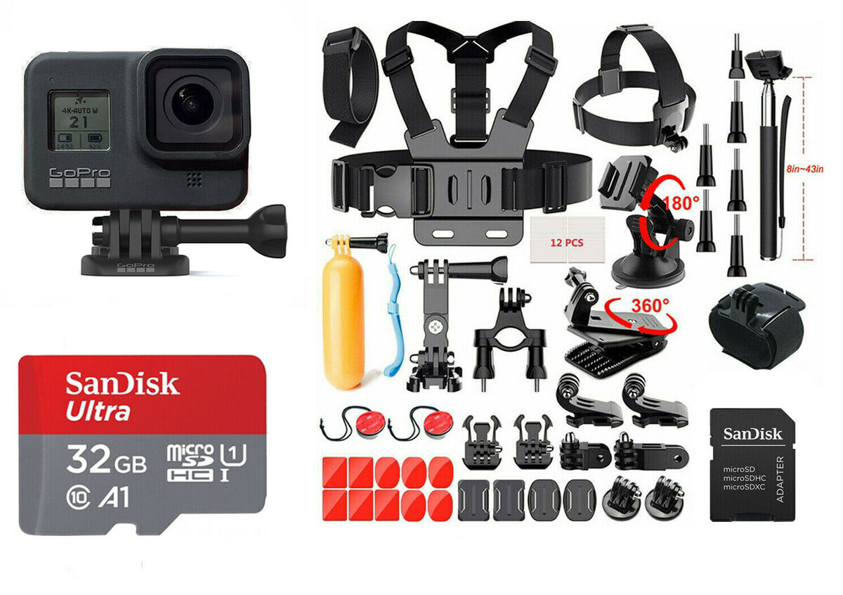 GoPro Hero8 Black Waterproof Action Camera CHDHX801 + Special