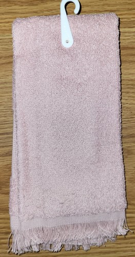 Lotto 2 asciugamani punto croce Regency punta dita 14ct rosa leggermente irregolari  - Foto 7 di 7