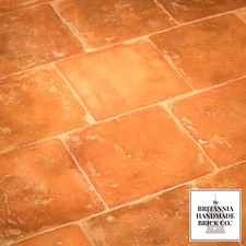 Red Floor Tile 9" x 9" Handmade Pamment (price per tile) Britannia Bricks