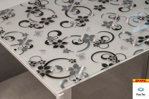 IPhone 15 Hülle Transparent Mit Blumen-Muster & Glas Schutzfolie – Kratzfest & Gelbungsresistent