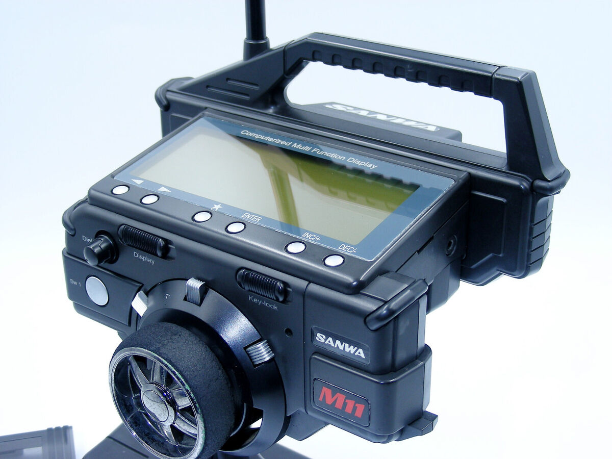 全信頼を寄せる Sanwa Airtronics Vintage M11 Digital FM 27MHz Synthesized プロポセット