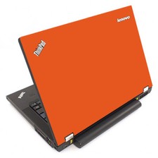 ORANGE Vinyl Lid Skin Cover Decal fits IBM Lenovo ThinkPad T440P Laptop