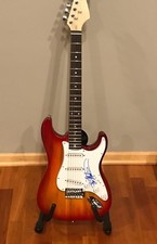 * ERIC MARTIN * signed autographed electric guitar * MR BIG  * PROOF * 3