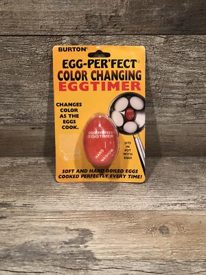 Burton EGG PERFECT Color Changing EGG TIMER Boil Perfect Eggs Every time