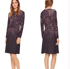 Tory Burch City Lights Crewneck Matte Jersey Dress, NWT, size XS