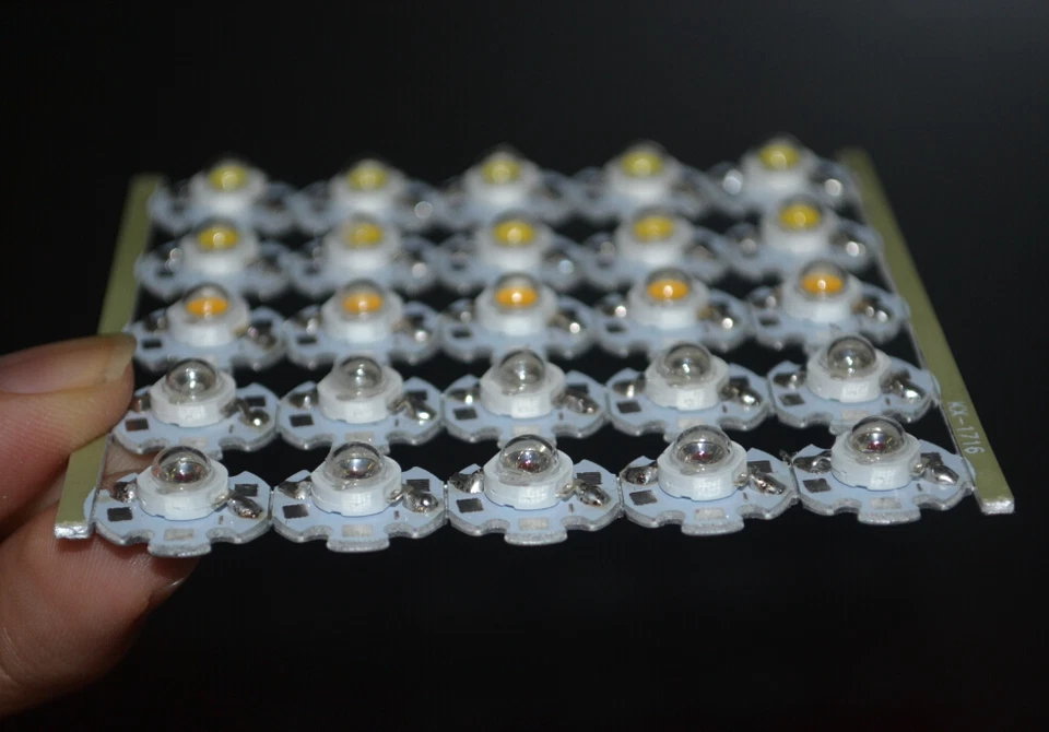 3W High Power UV 365nm 375nm 395nm 400nm 410nm 420nm LED Chip Birne Lampe Licht - Bild 4 von 4