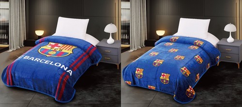 FC BARCELONA Cloud Soft Reversible Blanket Twin Size 60"x80" - Picture 5 of 6