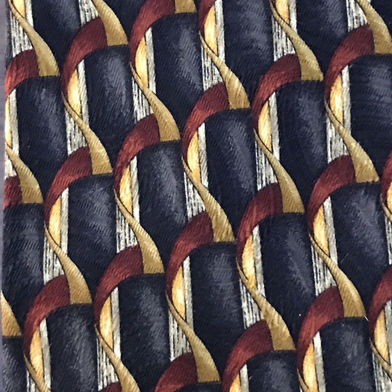 Robert Talbott Studio Silk Multicolored Geometric… - image 6