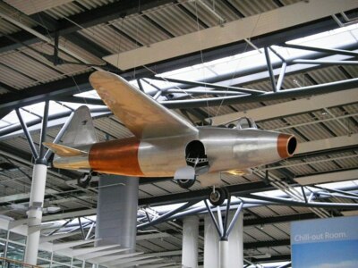 He 178 Heinkel Experimental Airplane Desktop Kiln Wood Model Small Free Shipping