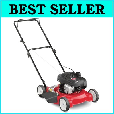 Gas Lawn Best Push Mower For Small Yard Black Max 21-inch Walk