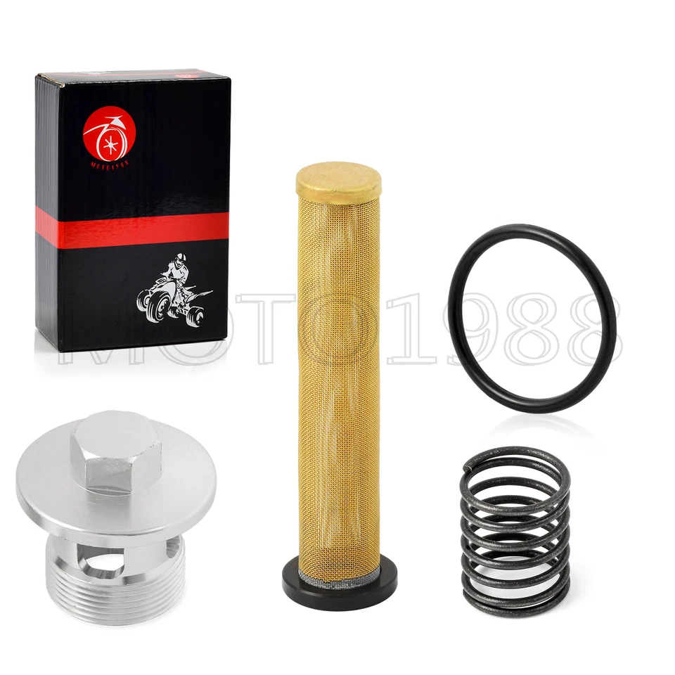 Muelle tapa pantalla filtro aceite para Kawasaki Vulcan 800 VN800 1996-2006 16097-1058  Foto 4 de 4