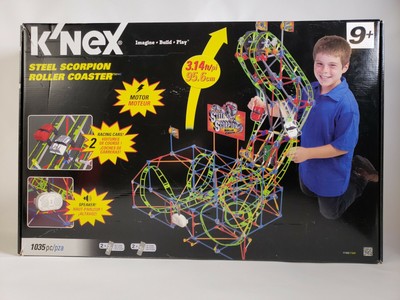 K'NEX Steel Scorpion Roller Coaster Building Set - Motorized - COMPLETE CLEAN ! 744476514851 | eBay