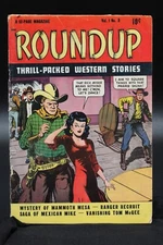 Roundup (1948) #3 D.S. Publishing Ernie Schroeder Cover John Rosenberger Art GD+