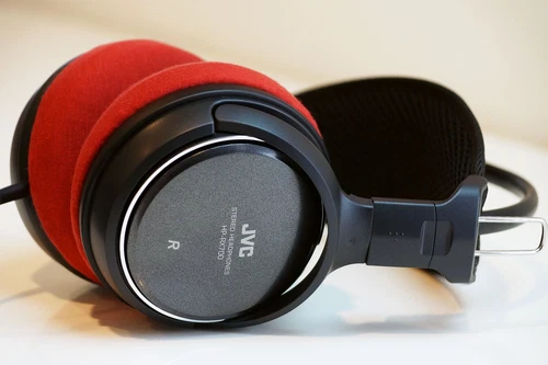 JVC HP-RX700 Earpad Repair & Protection mimimamo Headphone Cover L Red