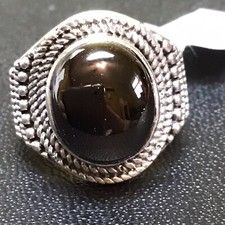 Shungite Artisan Crafted Ring Sz6 TGW 3.14cts Fullerenes Protective Stone