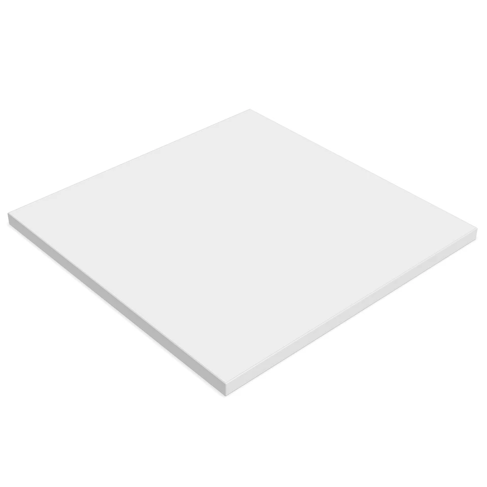 X57 Dekorplatte Weiß 19mm - Spanplatte - Tischplatte - 2mm ABS Kante - nach Maß - Bild 3 von 3