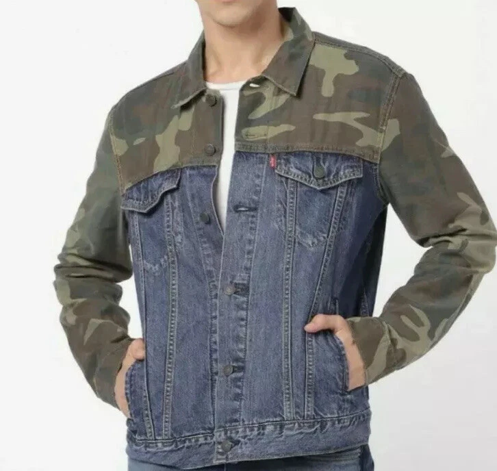 camo denim trucker jacket