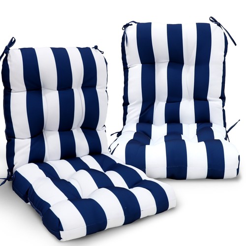 EAGLE PEAK 2PCS Tufted Outdoor/Indoor Seat/Back Chair Cushions 42'' x 21'' - Picture 215 of 291