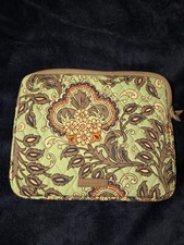 Vera Bradley Tablet Sleeve - Mint Green Floral - New