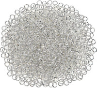 1000 StüCk Biegeringe Silber 4 Mm Spaltringe Jump Ringe