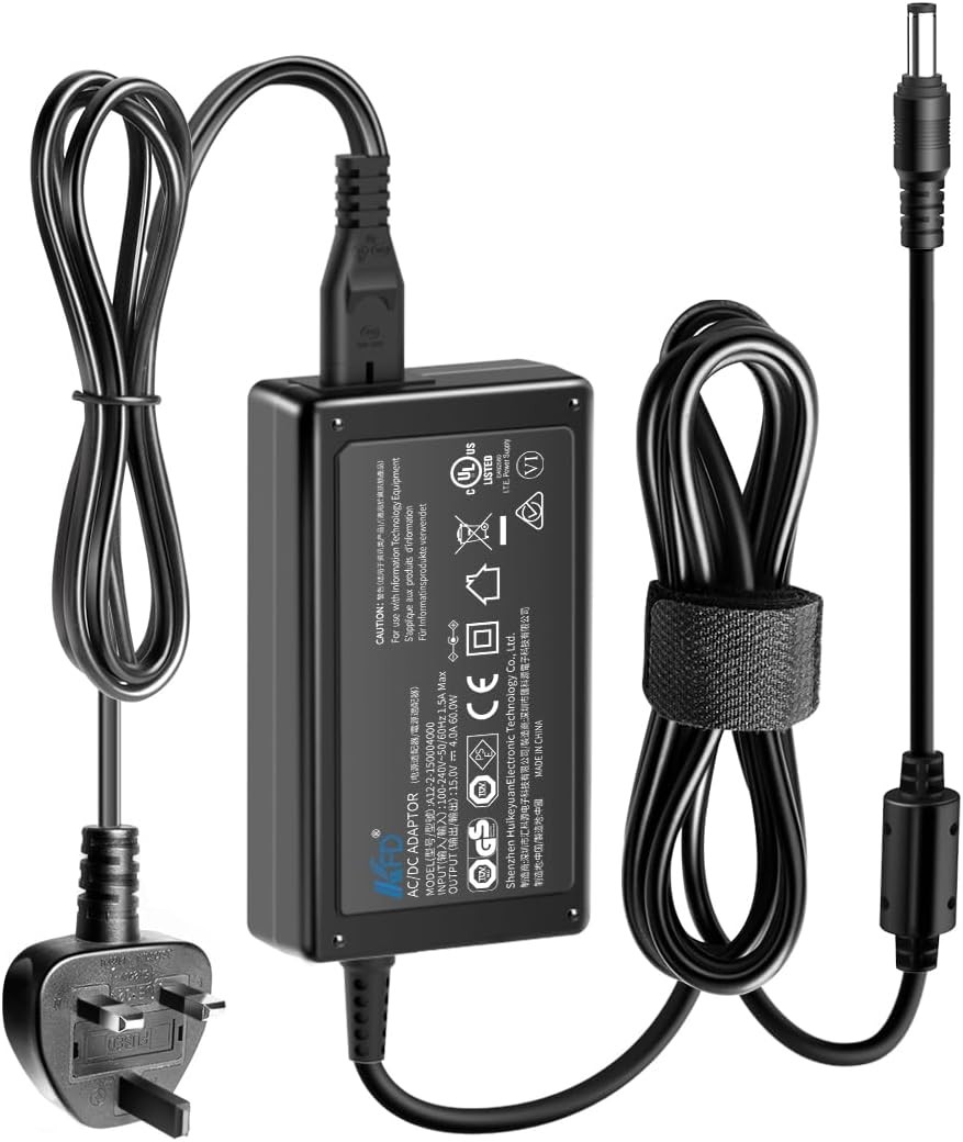 15V Power Supply Mains Adapter Plug for Pro-Ject RPM 10 Carbon Turntable