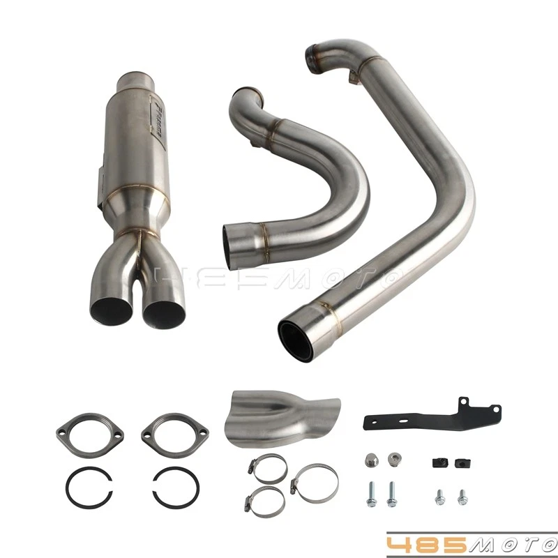 Sistema de escape para Harley Dyna Super Glide FXD FXDC Street Bob Low Rider 2006-17 Foto 3 de 4