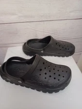 Skechers Women Foamies Arch Fit Black Slip On Clogs Size 9 Mules Shoes