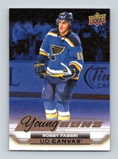 2015-16 UD SERIES CANVAS ROBBY FABBRI RC YOUNG GUNS ROOKIE Upper Deck Wild
