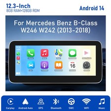 12,3'' 8+128GB Drahtlos Autoradio CarPlay Für Mercedes Benz B W246 W242 GPS SWC 12,3'' 8+128GB Drahtlos Autoradio CarPlay Für Mercedes Benz B W246 W242 GPS SWC