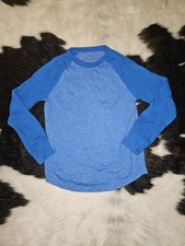 Cat  Jack Boys 2 Tone Blue Long Sleeve Size Small
