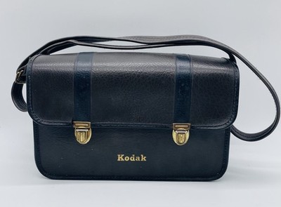 Vintage Kodak Brown Camera Case w/Vintage Leather Camera Strap