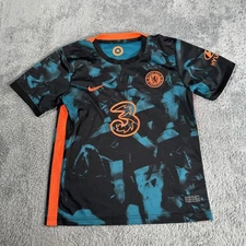 Chelsea Third Football Shirt 2021 Jersey Nike Youth Size L Kante #7 Soccer Flaw