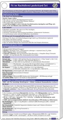 Sebastian Voß / Fit im Nachtdienst pocketcard Set9783898624244
