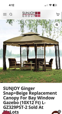 #ad Sun Joy 10’ X 12’ Replacement Canopy Fabric $125.00