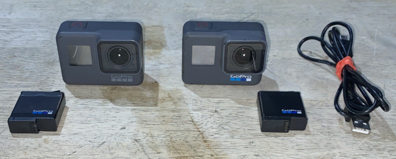 GoPro Hero 6 Gray W/ 2 Batteries & GoPro Hero 5 READ*-image